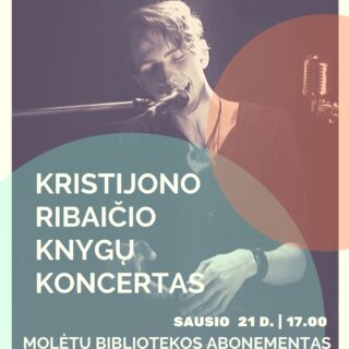 Kristijono Ribaičio koncerto plakatas