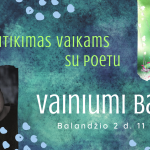 Susitikimas vaikams su poetu Vainiumi Baku