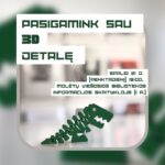 3D spausdintuvo galimybės „Pasigamink sau detalę“
